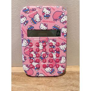 Sanrio Hello Kitty Super Jumbo Calculator 2007 12.5" Hangs on Wall Works Great!